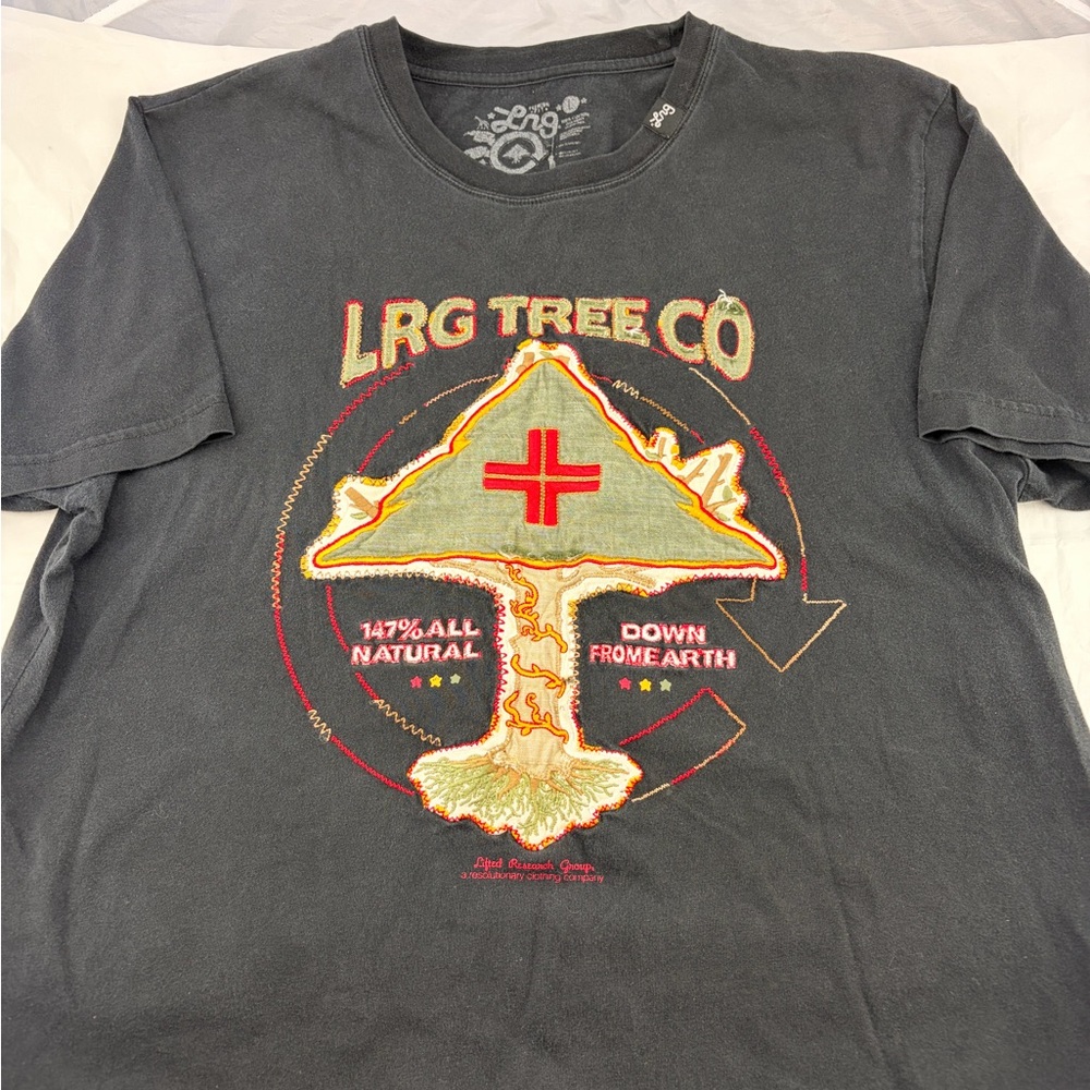 LRG Embroidered T Shirt size Large
